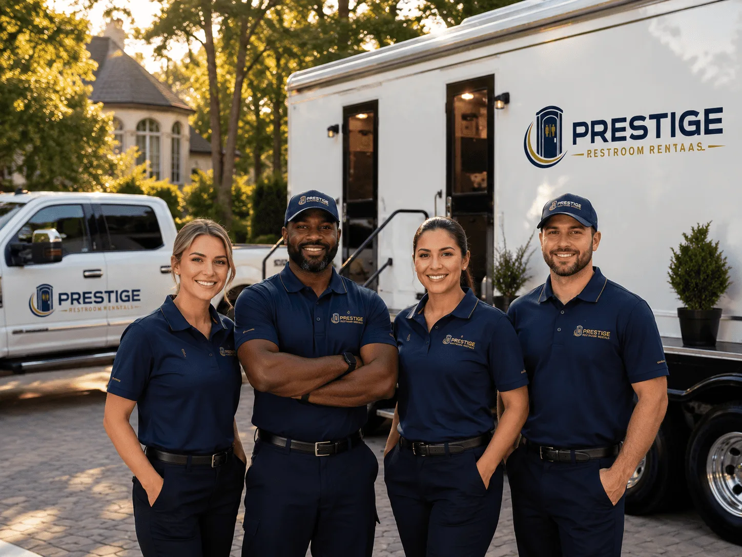 Trusted Luxury Portable Restrooms company in Farina, IL